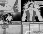  baki_the_grappler city city_background clothing comic detailed_background english_text fire_extinguisher hair hi_res human human_only jacket letterman_jacket locker long_hair male mammal monochrome muscular muscular_human muscular_male nails netardado not_furry pickle_(baki_the_grappler) scent sharp_nails simple_background sniffing solo spanish_text text text_box topwear 