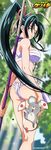  absurdres black_hair fundoshi highres japanese_clothes kousaka_shigure looking_at_viewer looking_back mouse ponytail sarashi shijou_saikyou_no_deshi_ken'ichi solo sudou_masatomo sword weapon 