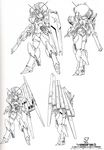  akitaka_mika bleed_through mecha_musume monochrome tagme 