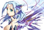  bad_id bad_pixiv_id blue_eyes blue_hair cable facepaint ibuki_mana mecha_musume original solo wings 