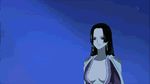  bath black_hair boa_hancock breasts fanservice gif large_breasts lowres nude one_piece onsen 