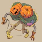  artist_request button double_headed halloween hook monster pumpkin rope sickle 