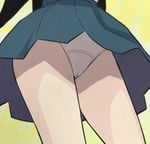  animated animated_gif black_hair cameltoe dancing haruyama_kazunori kitsu_chiri legs long_hair lowres panties sayonara_zetsubou_sensei skirt solo underwear upskirt 