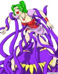  barefoot bondage cleavage erect_nipples eyes_closed final_fantasy final_fantasy_vi green_hair laughing octopus orthros ponytail tentacle tickling_tickle_tickled tina_branford ultros watermark 
