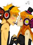  bleach brown_eyes couple food fruit ichigo ichigo_kurosaki inoue inoue_orihime kurosaki kurosaki_ichigo orange orange_hair orihime orihime_inoue strawberry 