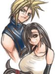  cloud_strife cloud_tifa final_fantasy final_fantasy_vii tifa_lockhart 