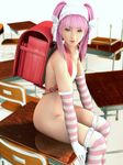  3d backpack bag flat_chest gloves incise_soul nude pink_hair solo thighhighs twintails 