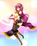  bad_id bad_pixiv_id breasts hisama_kumako large_breasts long_hair megurine_luka pink_hair solo thighhighs very_long_hair vocaloid 