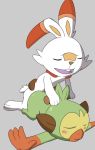  2019 all_fours ambiguous_gender animated blush colrblnd colrblnd_(artist) doggystyle domination duo from_behind_position grey_background grookey lagomorph male male/ambiguous mammal nintendo penetration pok&eacute;mon pok&eacute;mon_(species) primate scorbunny sex simple_background video_games 