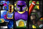  akatsuki3 bad_id bad_pixiv_id cannon glowing glowing_eyes missile multiple_boys portrait profile robot rockman rockman_x vava 