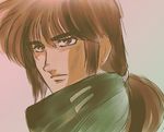  bad_id bad_pixiv_id brown_eyes brown_hair faux_traditional_media kikou_ryouhei_mellowlink long_hair male_focus mellowlink_arity oldschool ponytail portrait solo torikai_shuuichi 