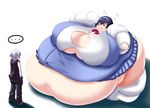  aleksander_nikolaevich_her fat i'd_hit_it morbidly_obese obese seikon_no_qwaser what white_hair yamanobe_tomo 