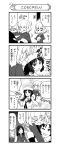  4girls 4koma :d :t absurdres afterimage bangs blouse blush carrying clara_(girls_und_panzer) climbing comic dixie_cup_hat emblem emphasis_lines eyebrows_visible_through_hair eyes_closed flying_sweatdrops frown girls_und_panzer gloom_(expression) greyscale handkerchief hat highres jitome katyusha loafers long_hair long_sleeves looking_at_another looking_back military_hat miniskirt monochrome motion_lines multiple_girls murakami_(girls_und_panzer) nanashiro_gorou neckerchief no_eyes nonna official_art ooarai_naval_school_uniform open_mouth pdf_available pleated_skirt pravda_school_uniform restroom sailor sailor_collar school_uniform shoes short_hair shoulder_carry skirt sleeves_rolled_up smile socks sparkle standing swept_bangs translation_request turtleneck v-shaped_eyebrows walking wiping_hands |_| 
