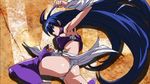  armpit blue_hair cap eve_neuschwanstein loincloth needless torn_clothes 