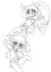  akatsutsumi_momoko akazutsumi_momoko cartoon_network matsubara_kaoru monochrome powered_buttercup powerpuff_girls powerpuff_girls_z you_gonna_get_raped 