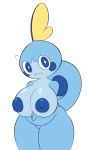  anthro anthrofied areola big_breasts blue_areola blue_body blue_skin breasts digital_media_(artwork) female frown hands_together inverted_nipples k--10 looking_at_viewer mitten_hands nintendo nipples non-mammal_breasts noseless nude pok&eacute;mon pok&eacute;mon_(species) pok&eacute;morph pussy reptile scalie simple_background slightly_chubby sobble solo thick_thighs video_games white_background 