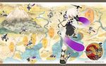  artist_name copyright_name highres logo map ninja okama onore_no_shinzuru_michi_wo_yuke shippuumaru tattoo wallpaper watermark white_hair 