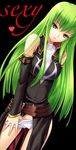  c.c. cc code_geass female green_hair sexy simple_background 