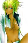  arrancar artist_request bleach blonde_hair breasts dark_skin espada hollow tia_harribel tier_harribel underboob 