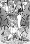  artist_request big_breasts breasts character_request comic demon demon_girl fangs horns manga monochrome naked nipples open_mouth pointy_ears source_request succubus tagme tail wings 