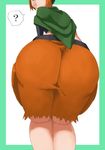  ? ass bent_over huge_ass looking_back natane_(pokemon) nintendo orange_hair pokemon shorts solo 