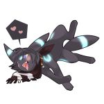  &lt;3 2019 ambiguous_gender black_fur black_hair blue_markings blush collar eeveelution featureless_crotch feral fezmangaka fur hair markings nintendo noah_(fezmangaka) open_mouth paws pok&eacute;mon pok&eacute;mon_(species) post_transformation purple_eyes scarf scarf_only shiny_pok&eacute;mon solo spread_legs spreading teeth toes tongue umbreon video_games yellow_sclera 