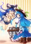  chima_q hinanawi_tenshi tagme touhou yorigami_shion 