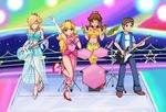  artist_self-insert drums guitar microphone nintendo princess_daisy princess_peach princess_rosalina rock_band sigurdhosenfeld super_mario 