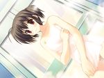  bath black_hair dutch_angle game_cg mitsumi_misato naked_towel solo to_heart_2 to_heart_2_ad towel yuzuhara_konomi 