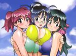  azumaya_koyuki bikini hinata_aki hinata_natsumi keroro_gunsou mother_and_daughter swimsuit tagme umedama_nabu 