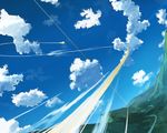  bad_id bad_pixiv_id cloud day dragon_ball flying_nimbus hirokiku korin_tower scenery sky solo son_gokuu visible_air 