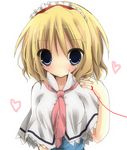  alice_margatroid bad_id bad_pixiv_id blonde_hair blue_eyes hairband heart kokonidarekairu red_string solo string touhou 