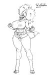  anthro belt big_breasts blush breasts canid canine canis clothing domestic_dog female hair huge_breasts jijis-waifus looking_at_viewer mammal wide_hips 