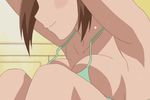  animated animated_gif breasts brown_hair gif hinako_(issho_ni_training) issho_ni_training lowres 