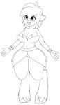  anthro armwear bottomless breasts clitoris clothed clothing elora faun female fluffy fur hair jessijinx mammal pussy satyr solo spyro_the_dragon standing thick_thighs video_games 