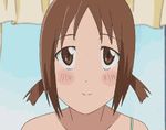  animated animated_gif breasts brown_eyes brown_hair gif hinako_(issho_ni_training) issho_ni_training lowres 