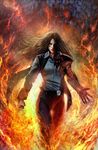  fire red_eyes sara_pezzini stjepan_sejic witchblade 