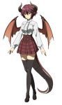  1girl dragon dragon_girl dragon_horns full_body granblue_fantasy grea_(shingeki_no_bahamut) horns manaria_friends monster_girl official_art shingeki_no_bahamut solo tail yokomatsu_yuuma 