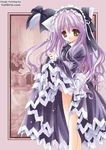  brown_eyes cat_ears cat_tail catgirlz.com long_dress long_hair purple_hair tagme tinkle 