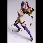  1girl 3d breasts female highres huge_breasts isabella_valentine ivy photoshop short_hair solo soul_calibur soul_calibur_iv soulcalibur_iv sword weapon 