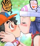  gouguru hikari_(pokemon) kiss lowres pokemon 