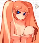  angry bachera blue_eyes flat_chest glaring gloves half-life half-life_2 headcrab nipples nude personification solo twintails 
