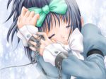  black_hair chain closed_eyes cuffs kunihiro_hajime saki shinozuki_takumi sleeping solo 