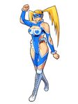 1girl bare_shoulders bengus blonde_hair blue_eyes boots breasts capcom cleavage female full_body heart hearts hips mask official_art pigtails rainbow_mika short_twintails simple_background solo standing street_fighter street_fighter_alpha street_fighter_alpha_3 street_fighter_zero street_fighter_zero_3 street_fighter_zero_iii twintails white_background wrestler 