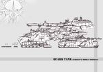  caterpillar_tracks comparison ground_vehicle gun highres military military_vehicle motor_vehicle no_humans tank weapon 