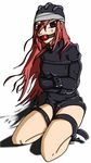  angry artist_request ball_gag bdsm bondage bound gag naruto red_hair restrained straitjacket tayuya 