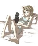  bad_feet barefoot cat eila_ilmatar_juutilainen feet lingerie soles solo strike_witches takenaka_hideo toes underwear world_witches_series 