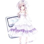  apple_inc. aruya_(flosrota) bad_id bad_pixiv_id digital_media_player gin-nanoko ipod kneeling minigirl original product_girl solo white_eyes white_hair 