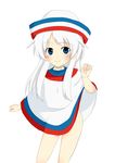  bad_id bad_pixiv_id blue_eyes hakata-san hat long_hair original personification roas solo white_hair 