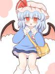  bag blush hat kindergarten panties pantyshot red_eyes remilia_scarlet ry solo touhou underwear wings 